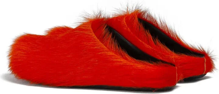 Fussett Sabot calf-hair mules - Image 3