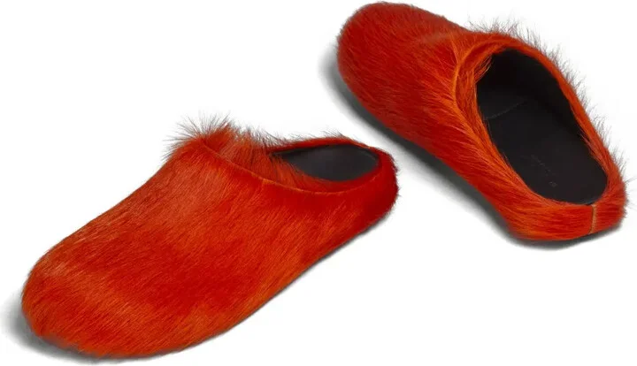 Fussett Sabot calf-hair mules - Image 5
