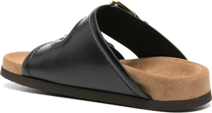 Fussfriend double-strap leather slides - Image 3