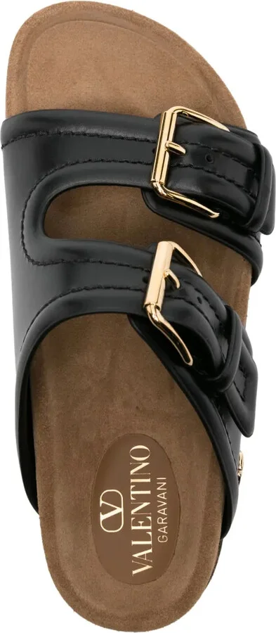Fussfriend double-strap leather slides - Image 4