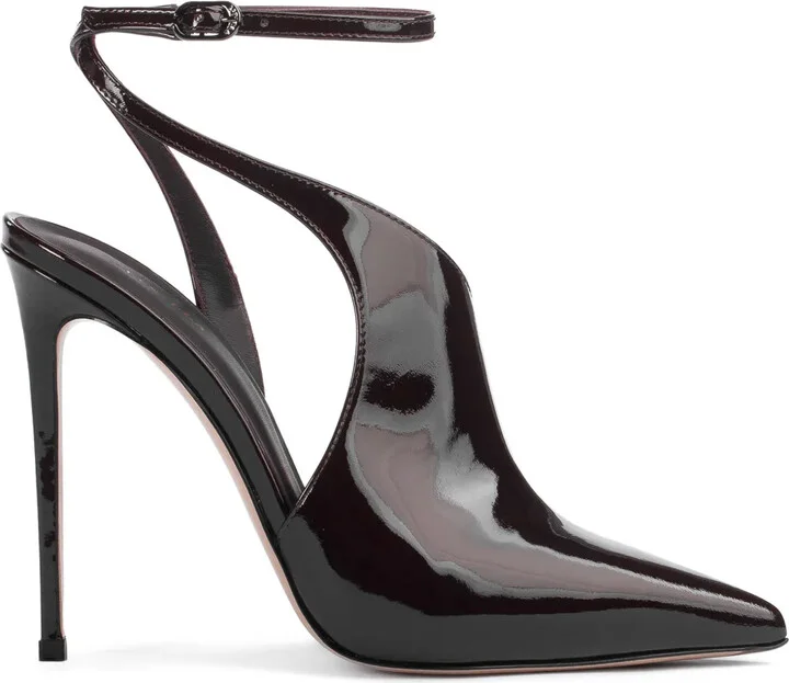 Futura 120mm patent-leather pumps