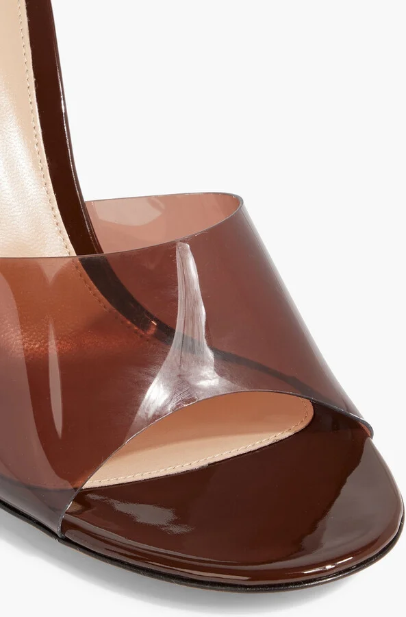 Futura 95 patent-leather and PVC wedge sandals - Image 4