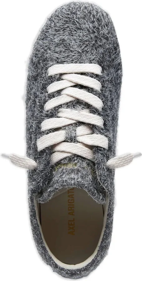 Fuzzy Lace-Up Sneakers - Image 4