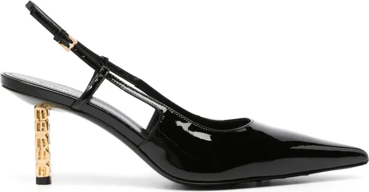 G Cube 80mm patent-leather pumps