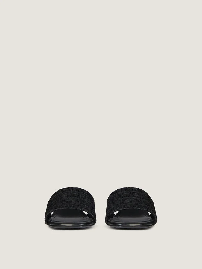 G Cube heeled mules in 4G canvas - Image 2