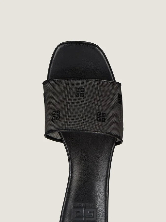 G Cube heeled mules in 4G transparent mesh - Image 5