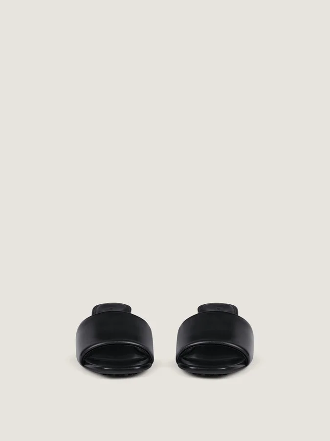 G Cube heeled mules in leather - Image 2