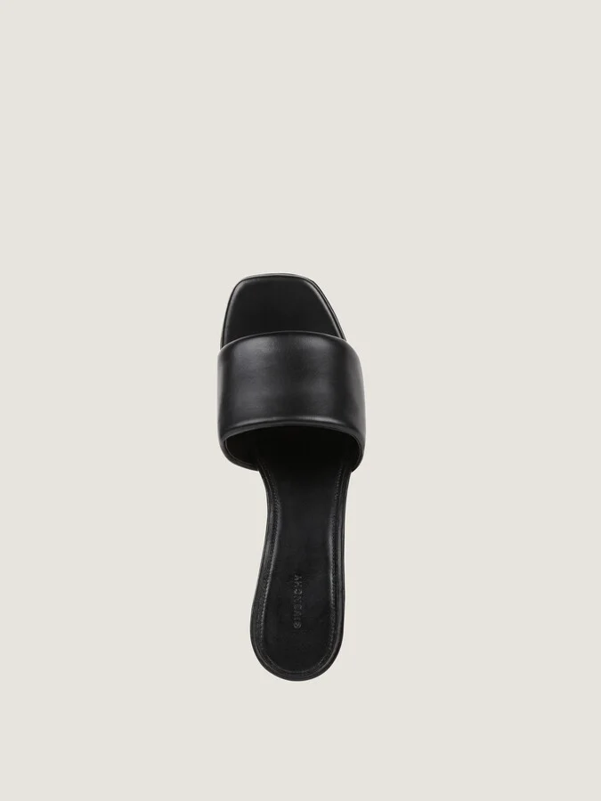G Cube heeled mules in leather - Image 5