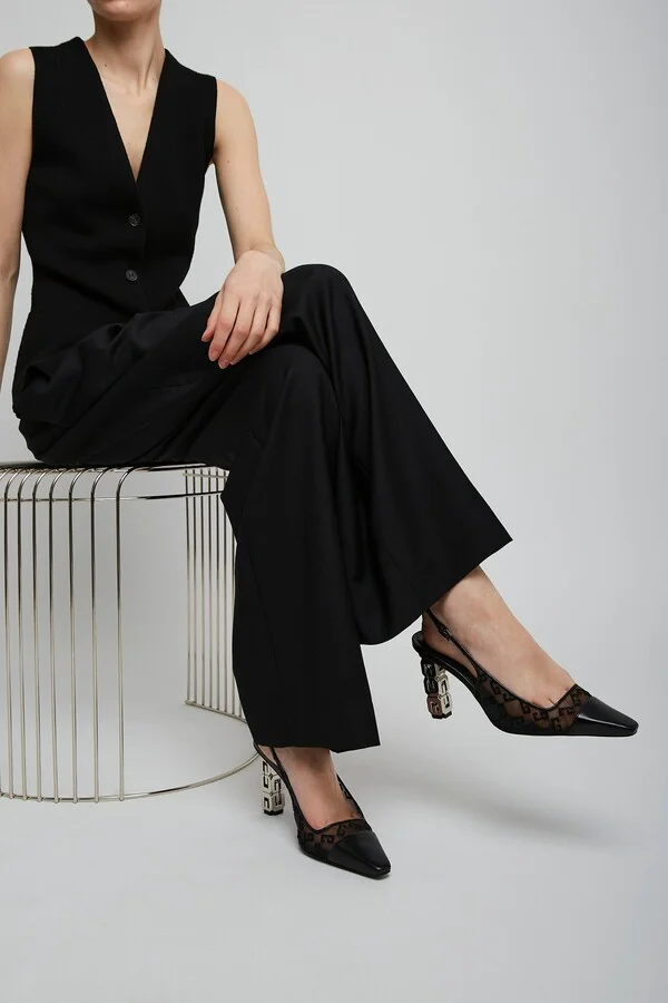 G cube mesh slingbacks - Image 2
