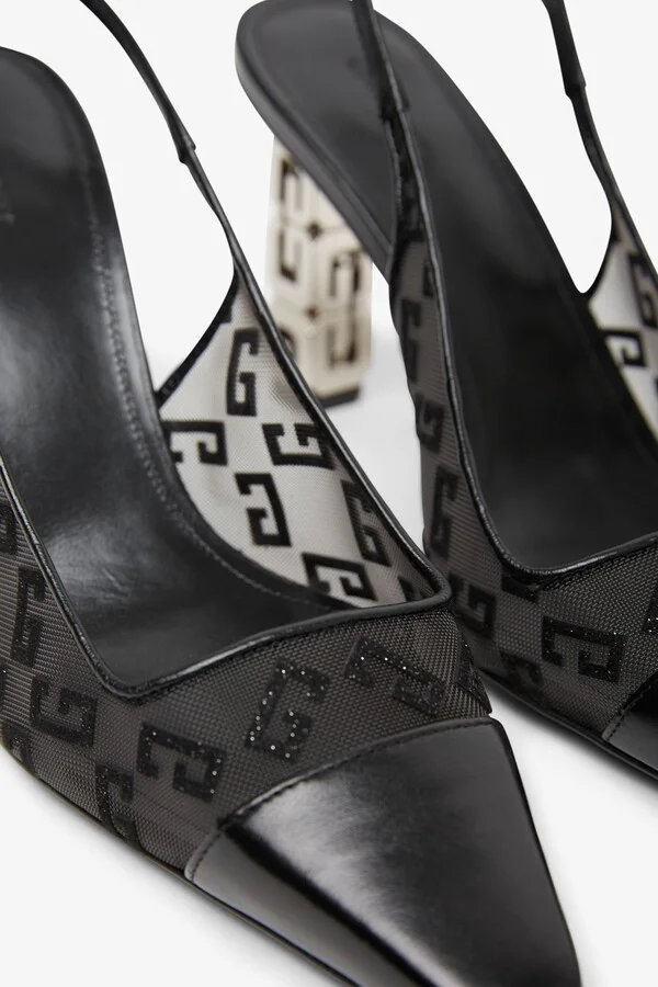 G cube mesh slingbacks - Image 4