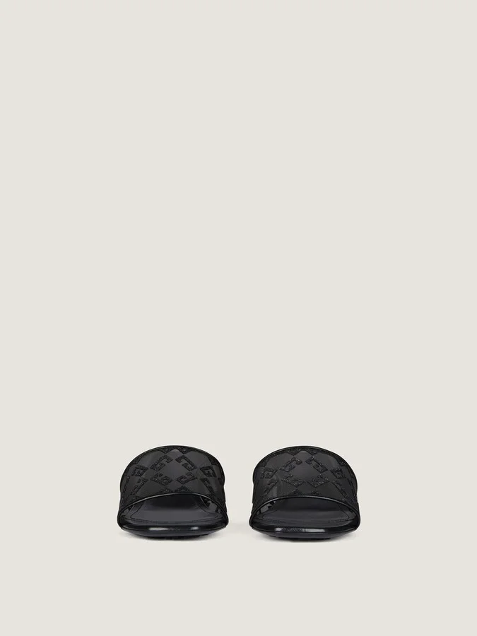 G Cube mules in monogram 72 mesh with lurex - Image 2