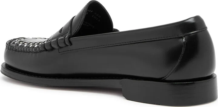G.H Bass & CO Weejuns Larson Weave Glossed Leather Loafers - Image 2