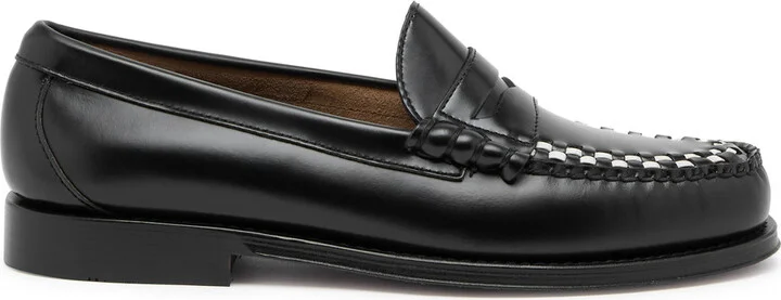 G.H Bass & CO Weejuns Larson Weave Glossed Leather Loafers
