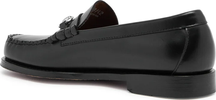 G.H Bass & CO Weejuns Lincoln Moc Glossed Leather Loafers - Image 2