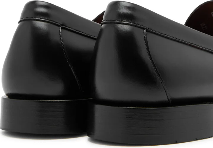 G.H Bass & CO Weejuns Lincoln Moc Glossed Leather Loafers - Image 4