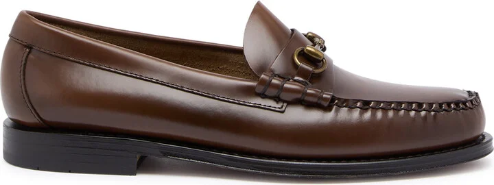 G.H Bass & CO Weejuns Lincoln Moc Glossed Leather Loafers