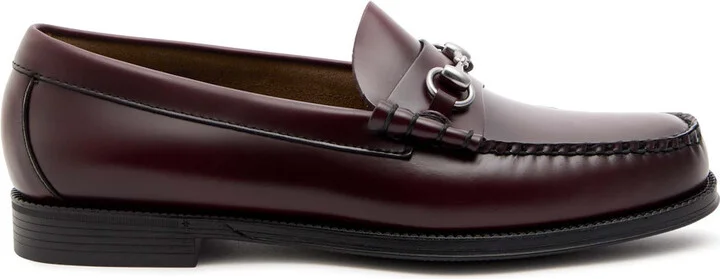 G.H Bass & CO Weejuns Lincoln Moc Glossed Leather Loafers