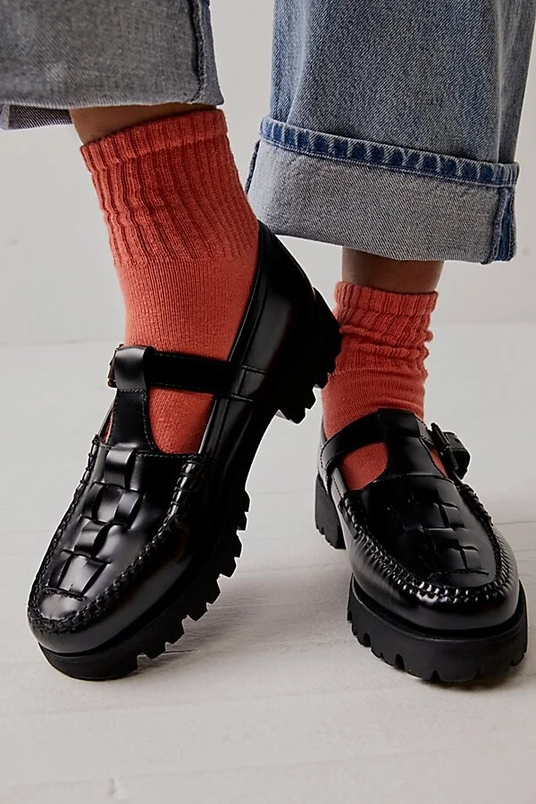 G. H. Bass Fisherman Mary Jane Loafers