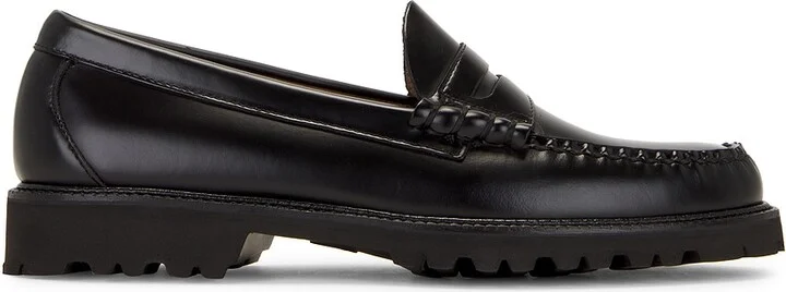 G.H.BASS Larson Lug Weejun in Black