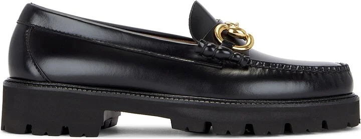 G.H.BASS Lincoln Super Bit Super Lug in Black