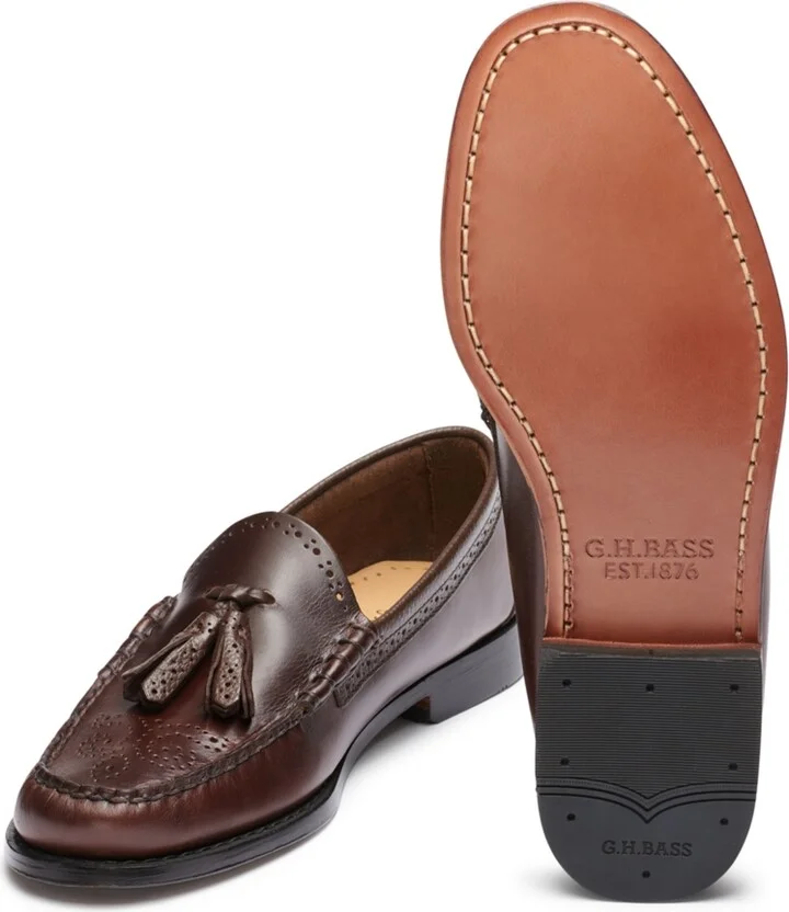 G.h.bass Men's Larkin Tassel Brogue Weejuns Loafers - Image 8