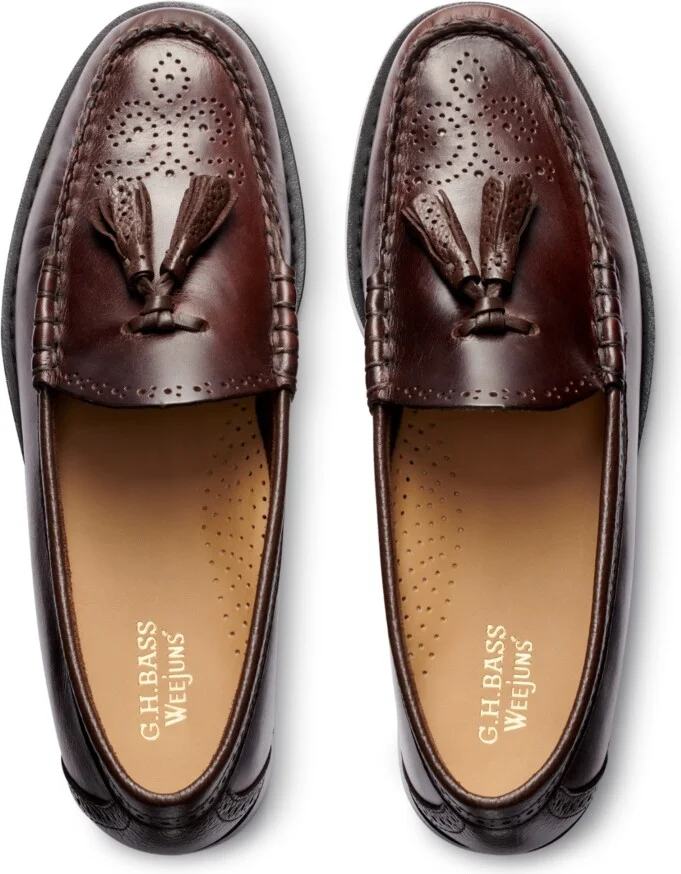 G.h.bass Men's Larkin Tassel Brogue Weejuns Loafers - Image 11