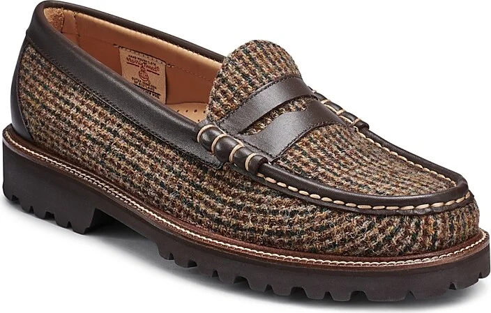 G. h. Bass Men's Larson Harris Tweed Lug Loafers