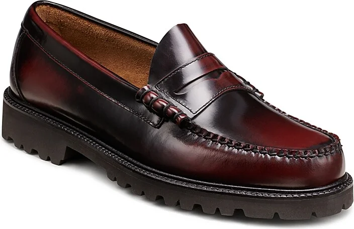 G. h. Bass Men's Larson Wine Lug Weejun Loafers