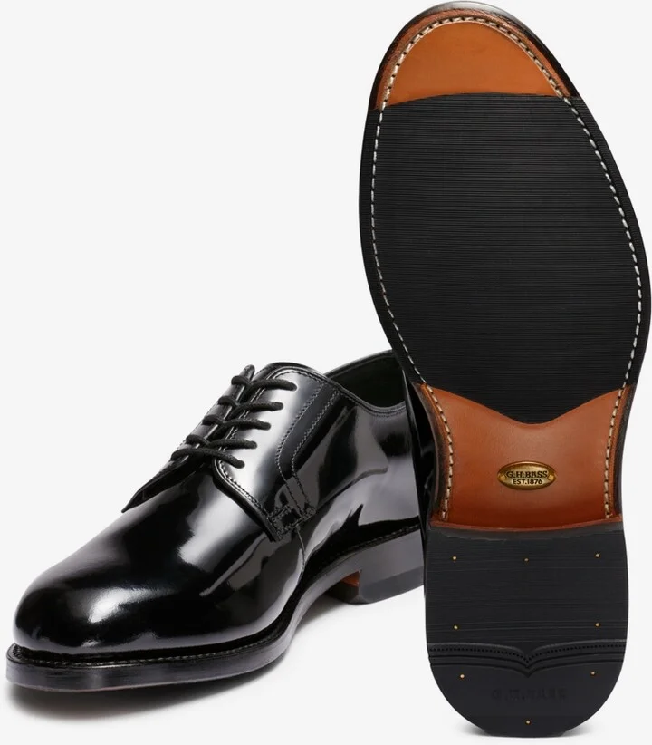 G.h.bass Men's Monogram Blucher Derby Dress Shoes - Image 5
