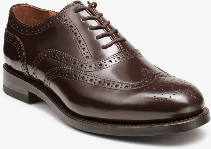 G.h.bass Men's Monogram Double Brogue Wingtip Derby Dress Shoes - Image 2