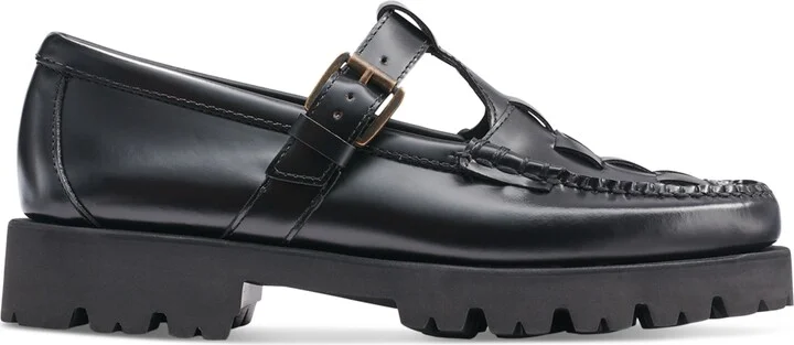 G.h.bass Womens Mary Jane Fisherman Super Lug Weejuns Loafer - Image 3