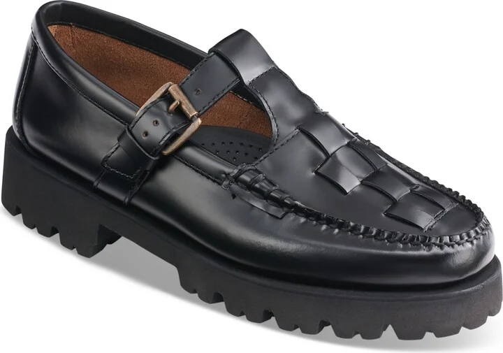 G.h.bass Womens Mary Jane Fisherman Super Lug Weejuns Loafer