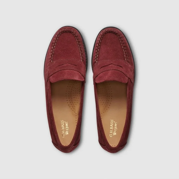 G.h.bass Womens Suede Willa Flat Strap Weejuns Loafer - Image 2