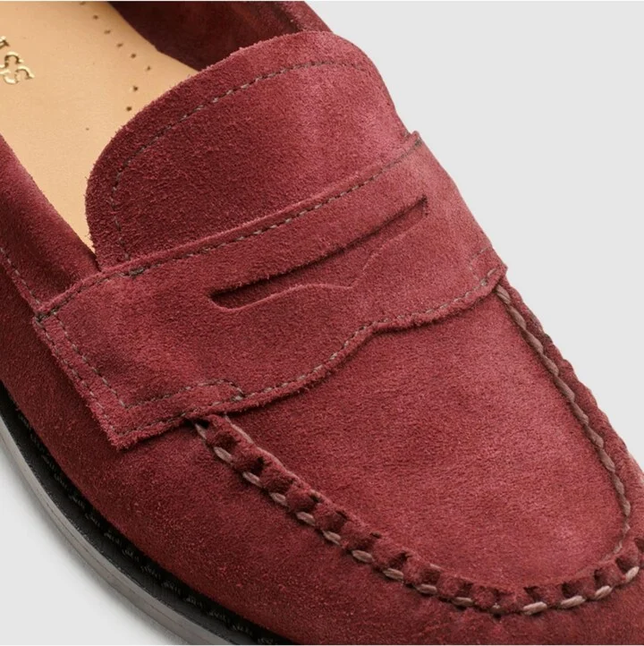 G.h.bass Womens Suede Willa Flat Strap Weejuns Loafer - Image 6