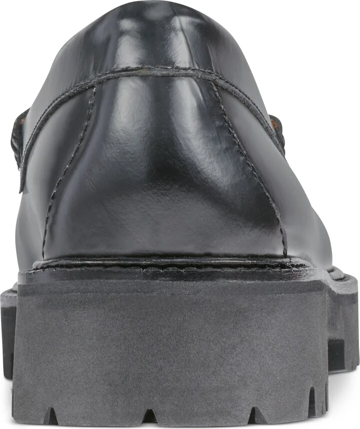 G.h.bass Womens Whitney Super Lug Weejuns Loafer - Black / white - Image 3
