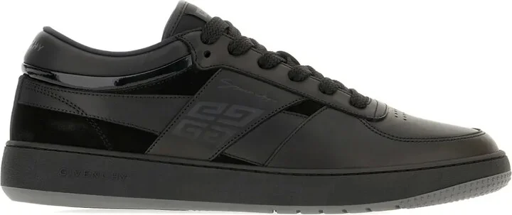 G Move leather panelled sneakers