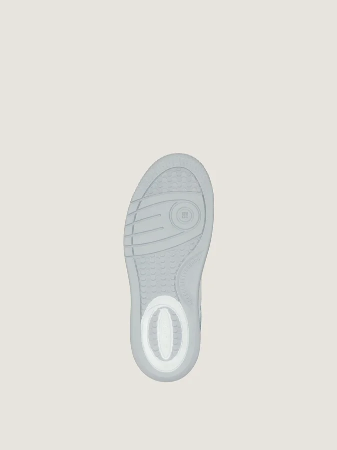 G Move sneakers in mixed leathers and monogram 72 denim - Image 5