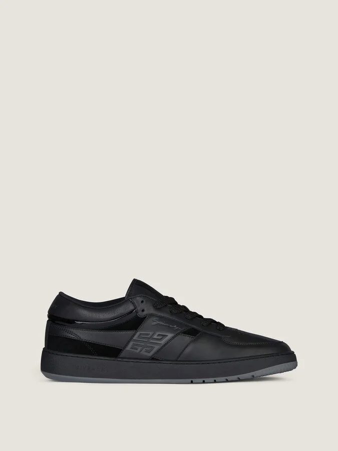 G Move sneakers in mixed leathers