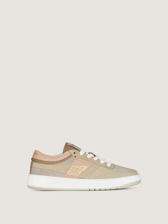 G Move sneakers in mixed leathers