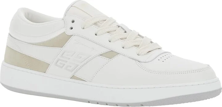 'g Move' White Low Top Sneakers With Logo Detail On The Side In Leather Man - Image 2