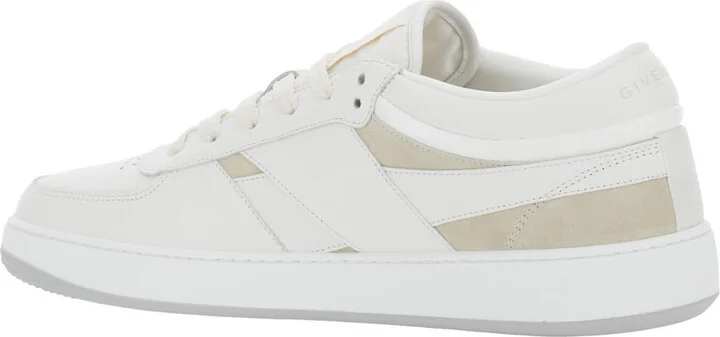 'g Move' White Low Top Sneakers With Logo Detail On The Side In Leather Man - Image 3