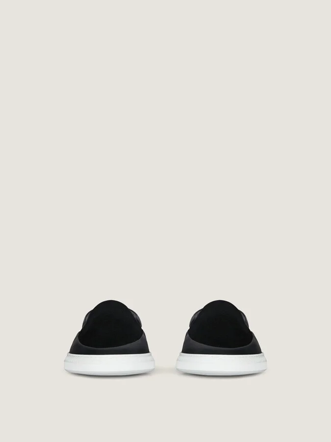 G Set sneakers in leather and perforated suede - Image 2