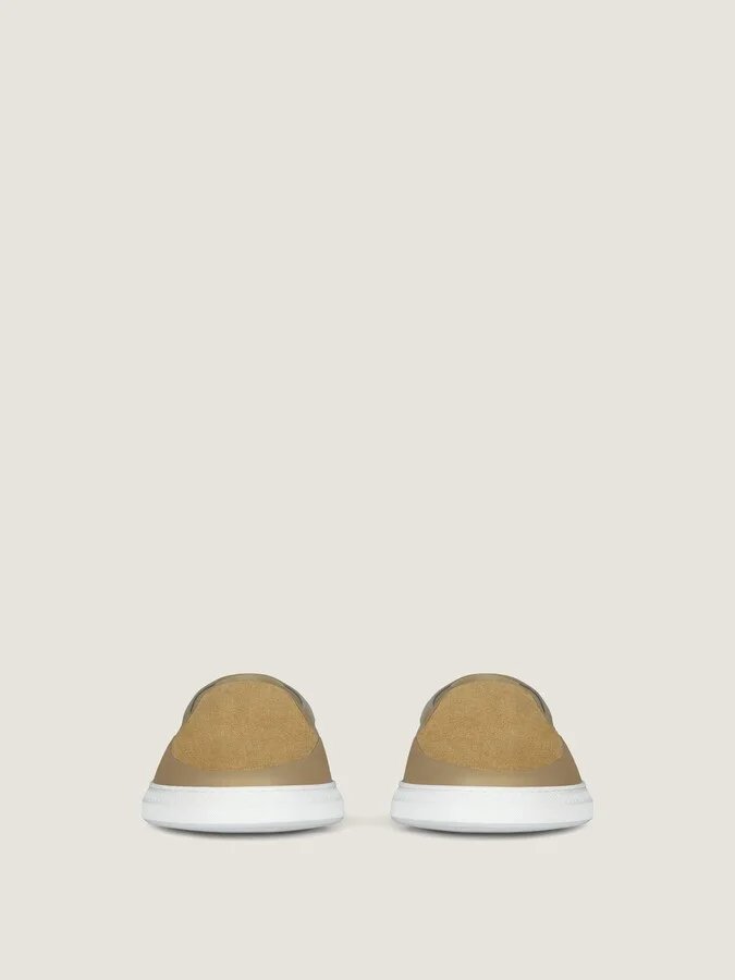 G Set sneakers in leather and perforated suede - Image 7