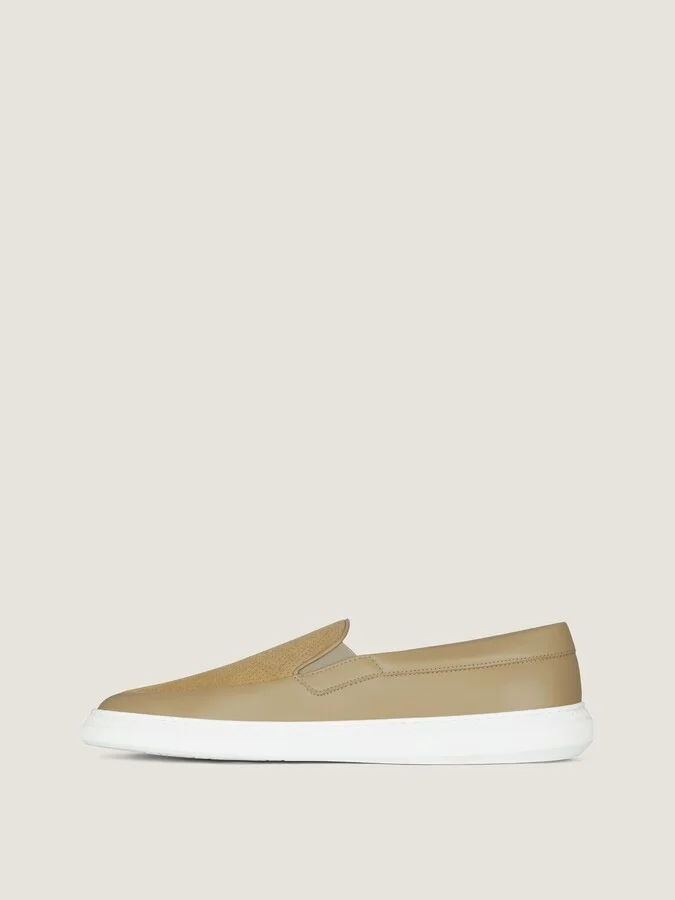 G Set sneakers in leather and perforated suede - Image 9