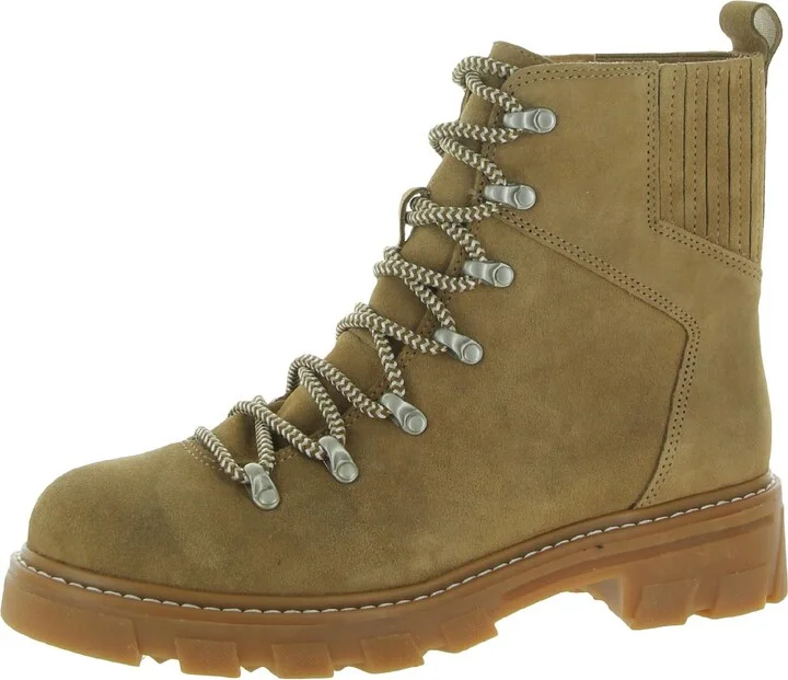 Gabbie Womens Suede Lace Up Hiking Boots