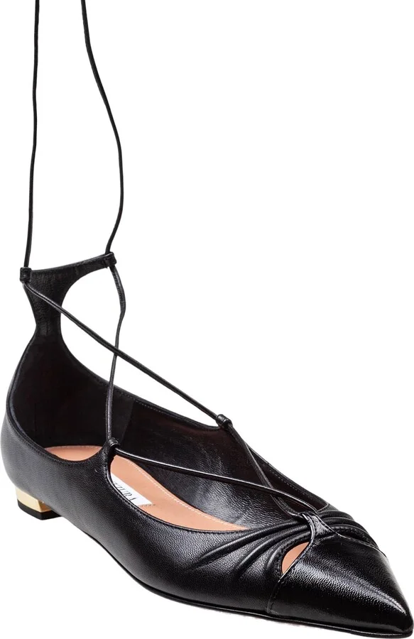 Gabi Flat In Nappa Color Black - Image 2