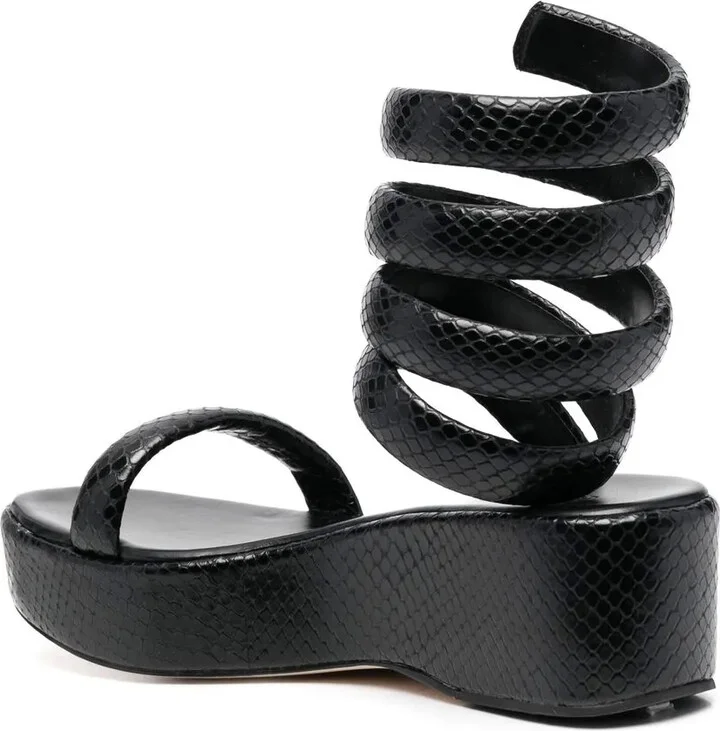 Gabi spiral strap sandals - Image 3