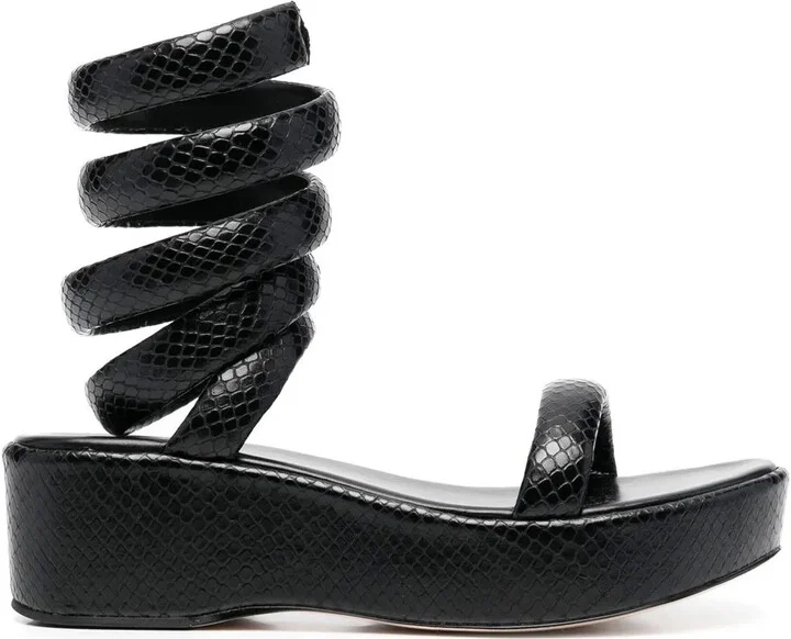 Gabi spiral strap sandals