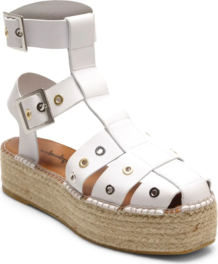 Gable Glad Ankle Strap Espadrille Platform Sandal