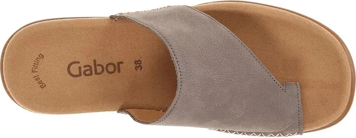 Gabor Gabor 0.3700 Women's Sandals Fumo Nubuck Lavato : EU 36 (US Women's 6) B - Medium, Leather - Image 3